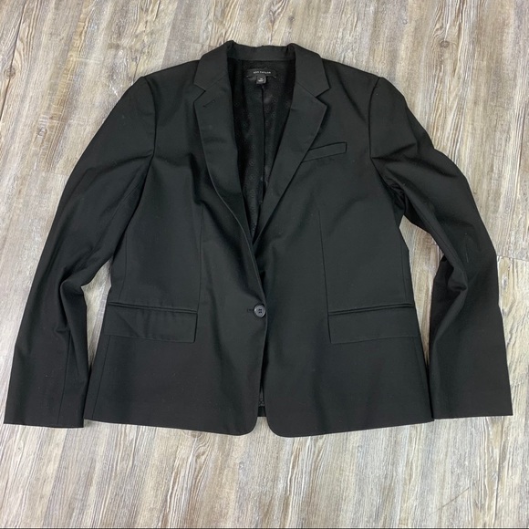 Ann Taylor Jackets & Blazers - Ann Taylor Black Button Front Blazer Jacket SZ 14